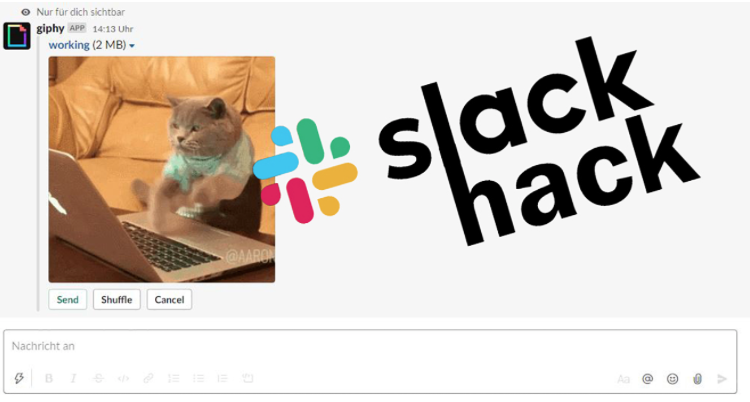 Slack Hack: GIFs einfach einfügen